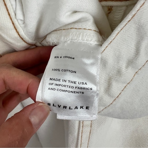 SLVRLAKE London Relaxed Denim Jean Short Shorts 29 - Picture 6 of 8